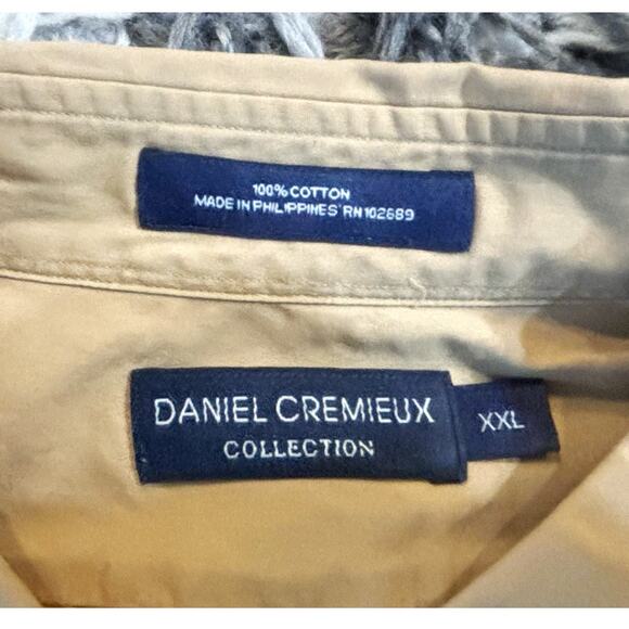Daniel Cremieux Beige Button-Down Shirt Mens Size XXL - Picture 3 of 8